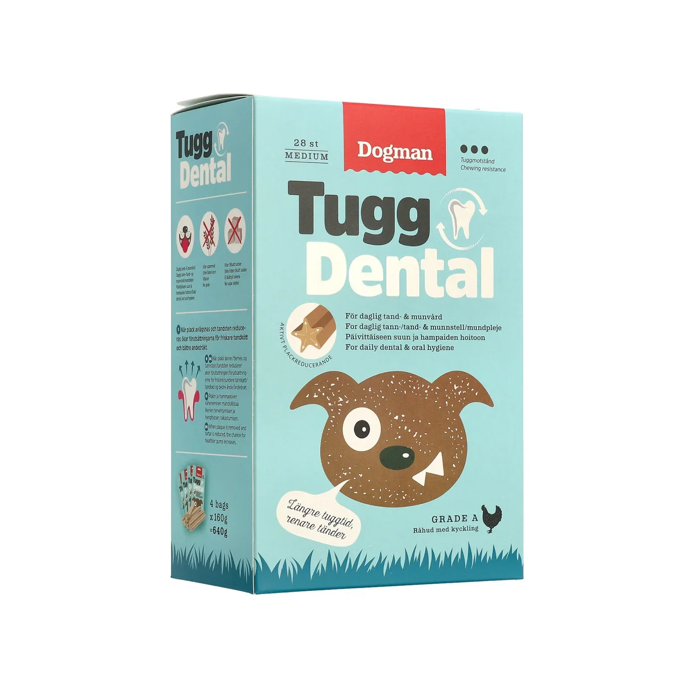 Tugg Dental med kyckling M 28p