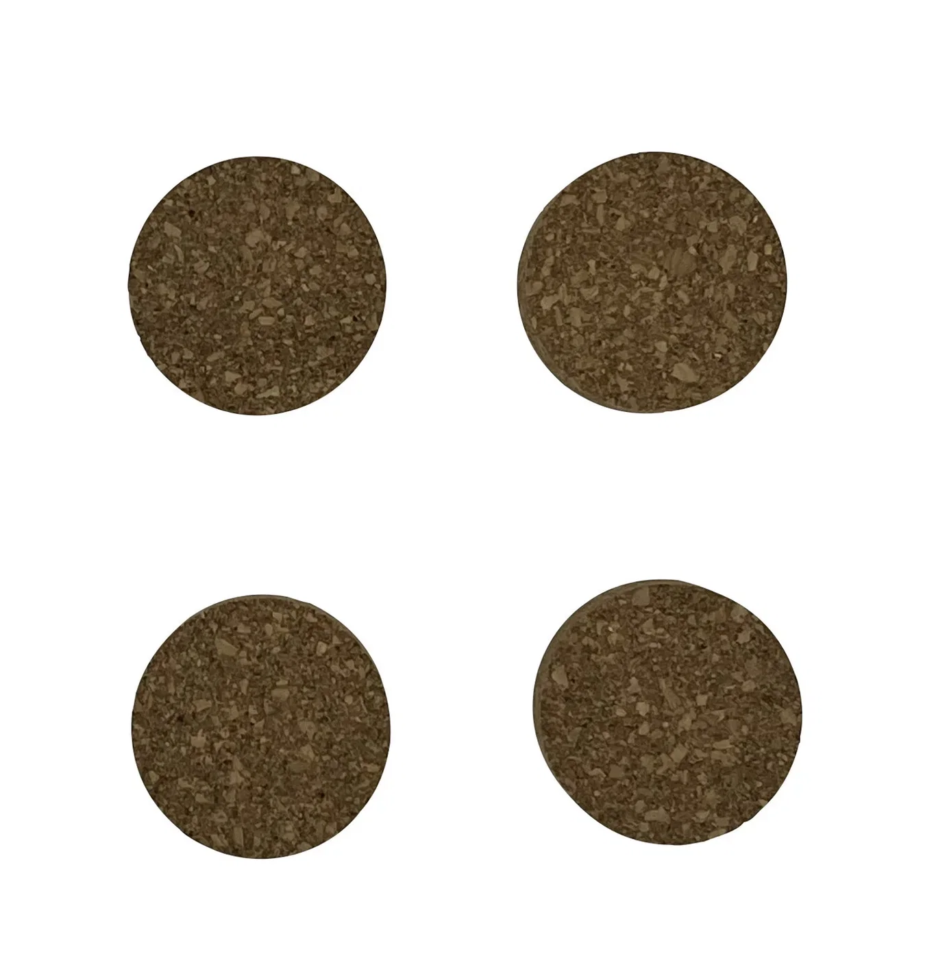 Cork pot feet 4pcs brown