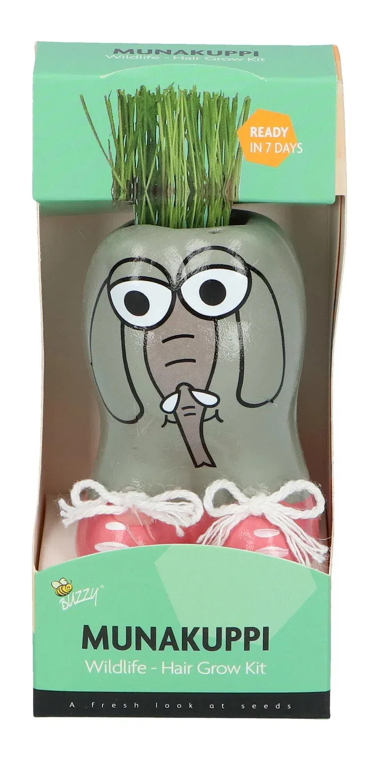 Liten potte med prydgress Munakuppi Elefant