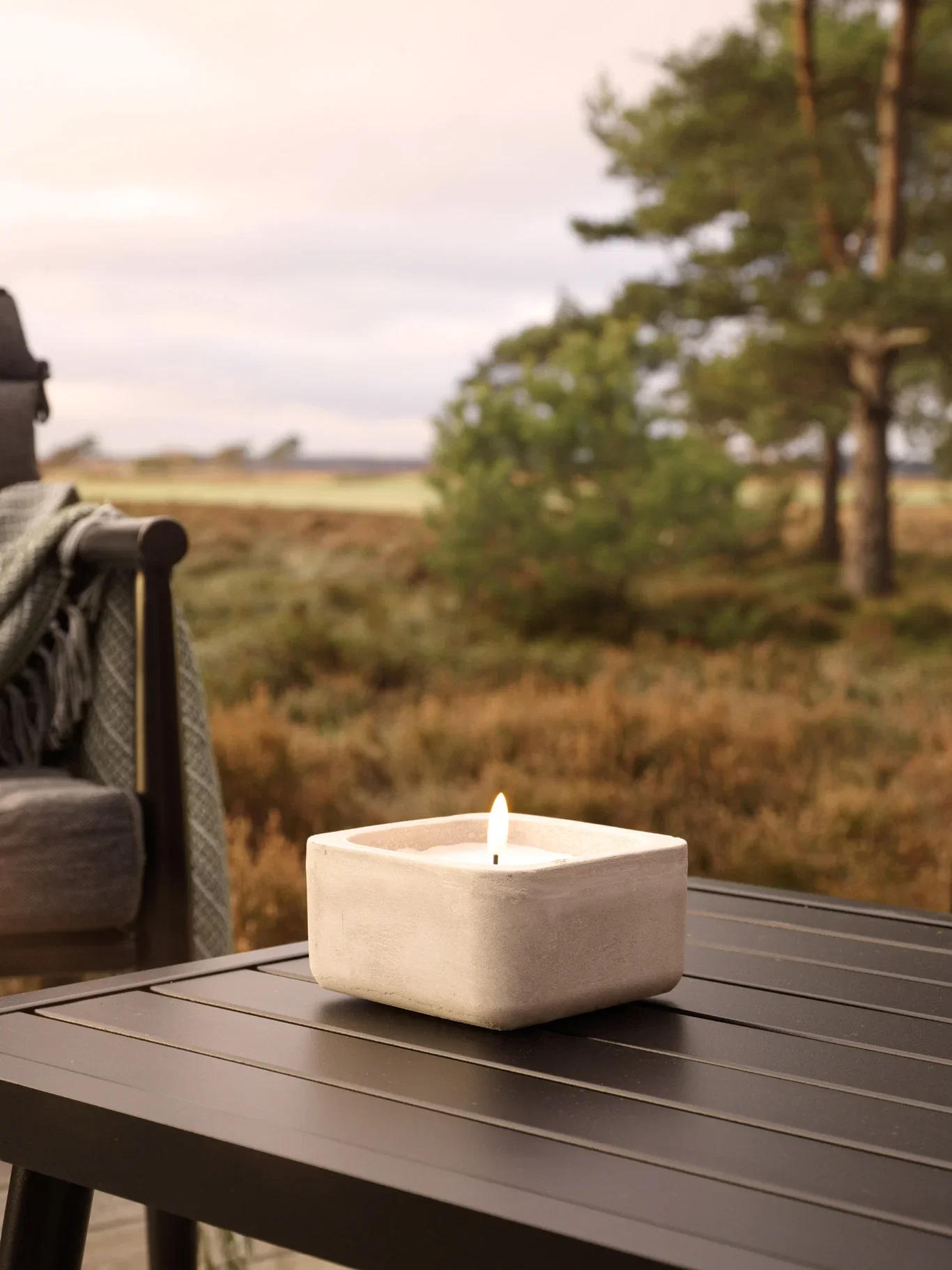 Parasollbelysning solcelledrevet