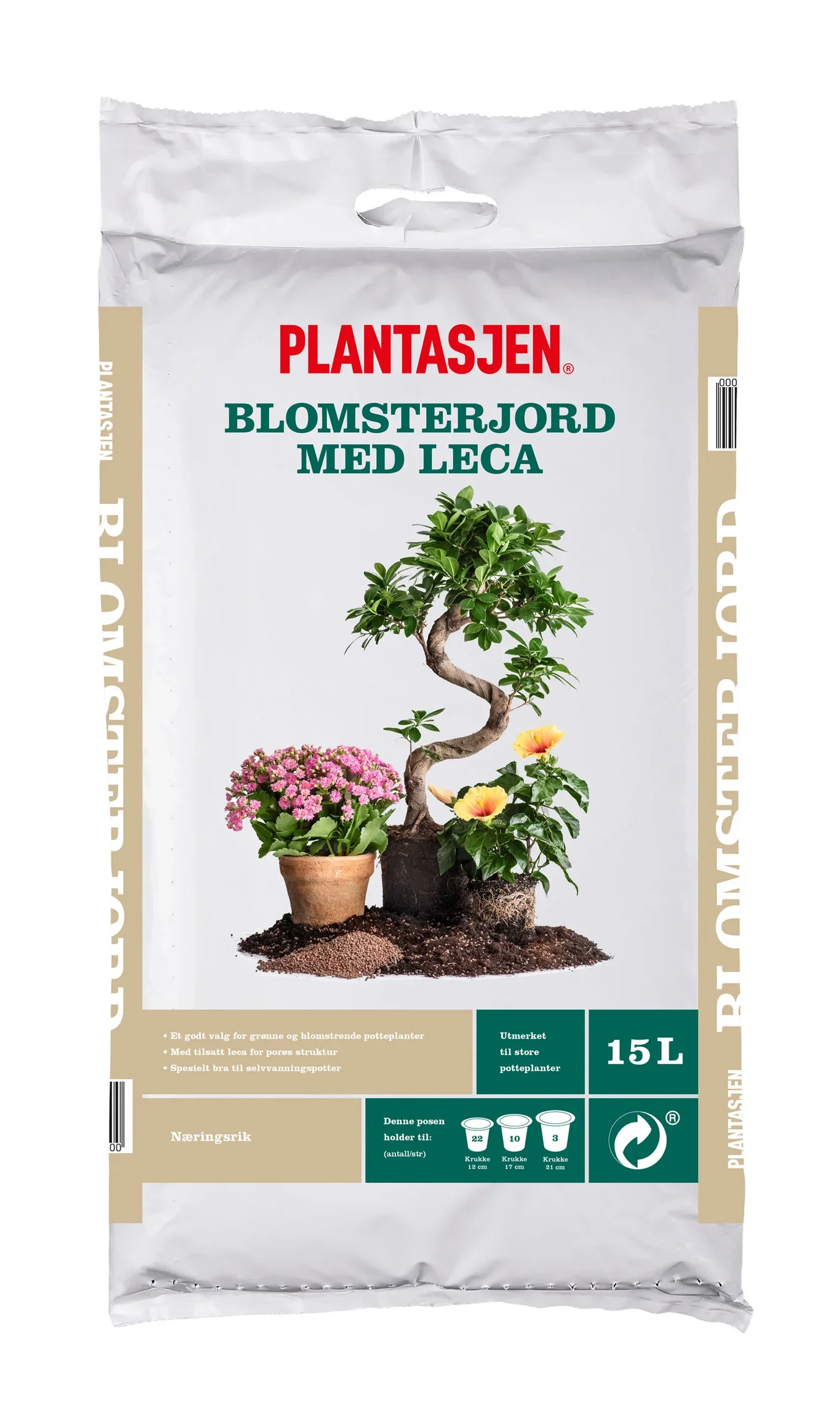 Flower soil with leca 15L NO