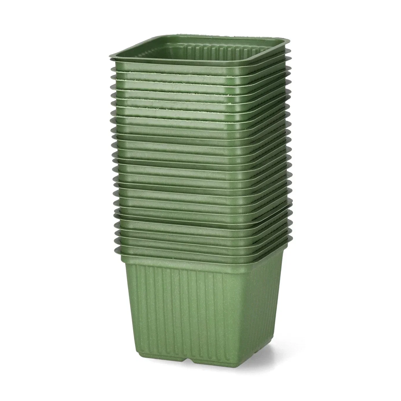 Plastic pot 10cm. Green