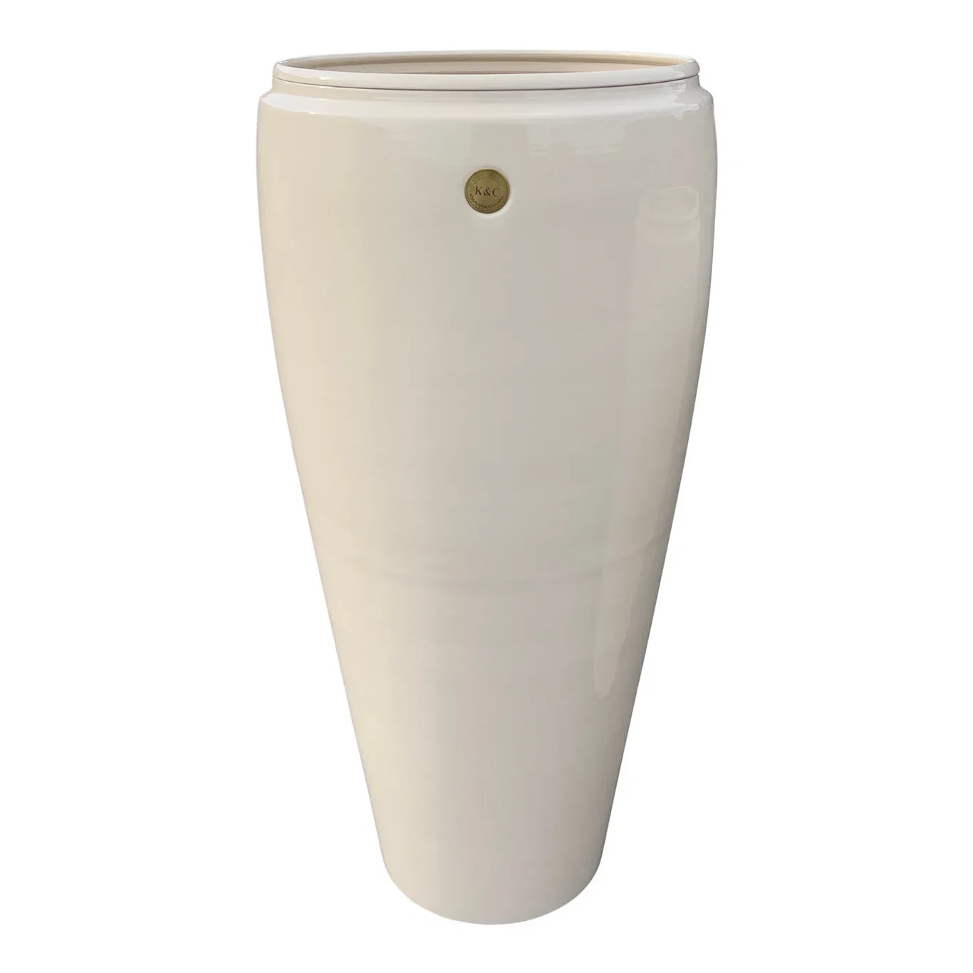 K&C metal high pot H73 beige