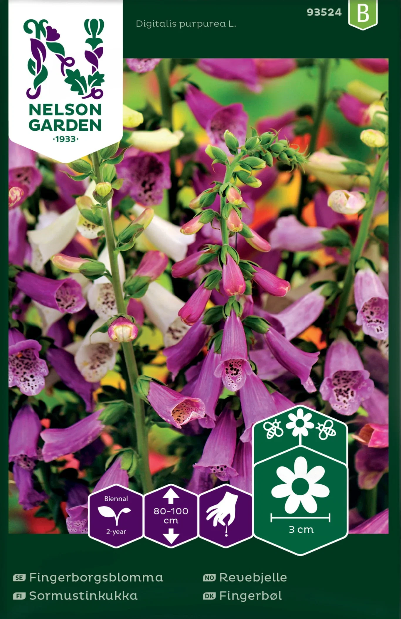 Revebjelle, blandede farger