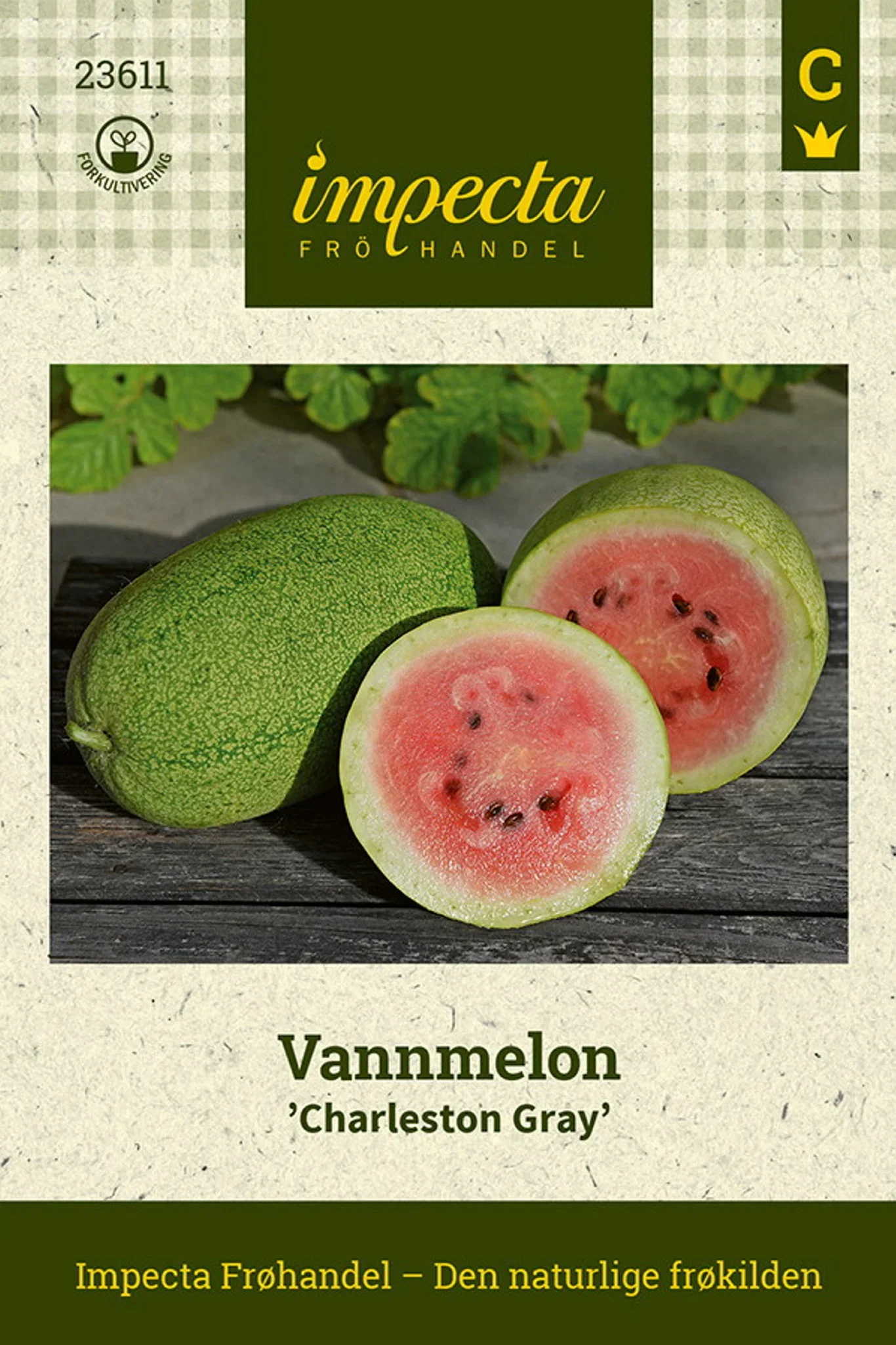 Vannmelon 'Charleston Gray'