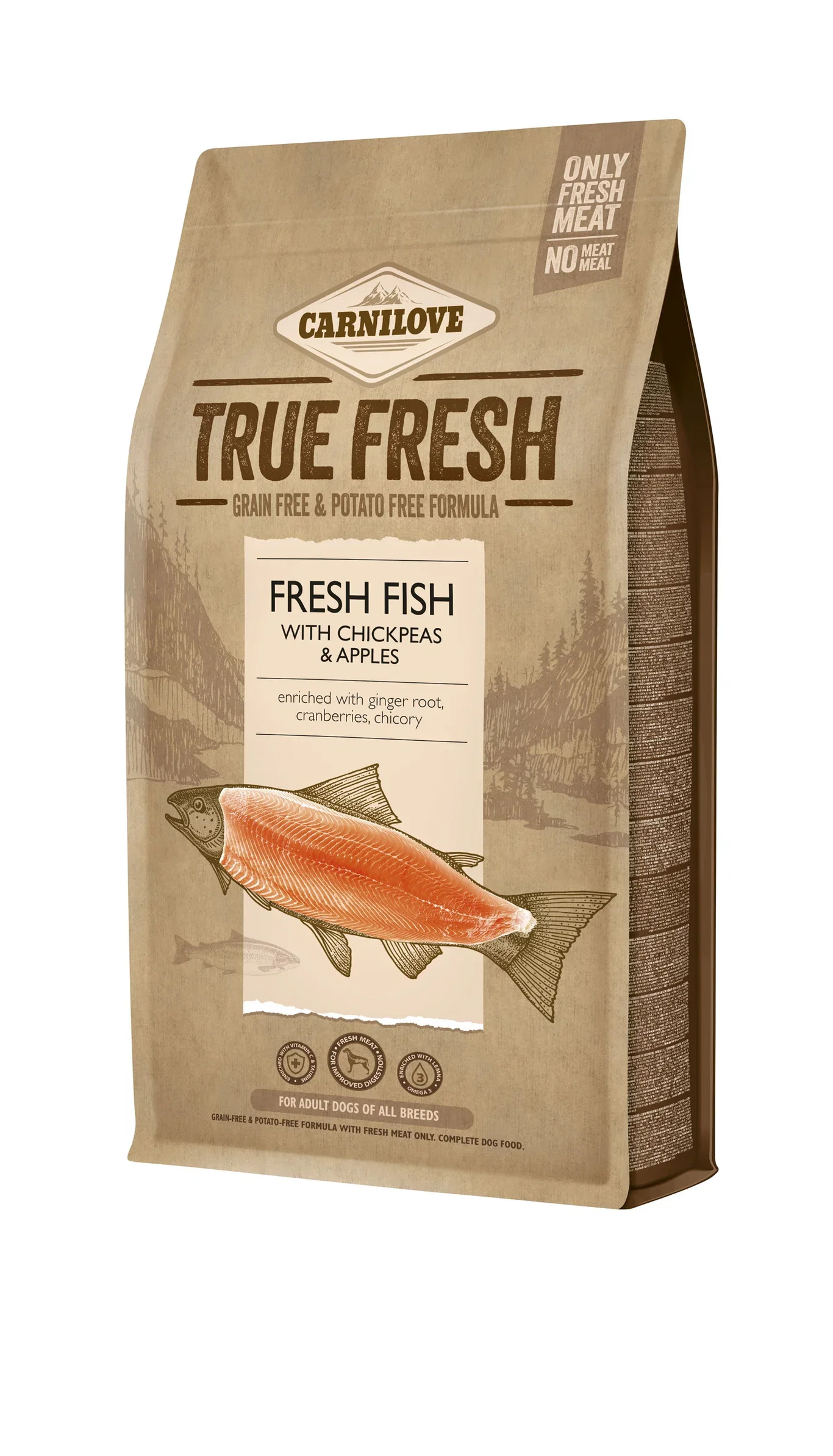 Carnilove TRUE FRESH FISH for Adult dogs 11,4 Kg