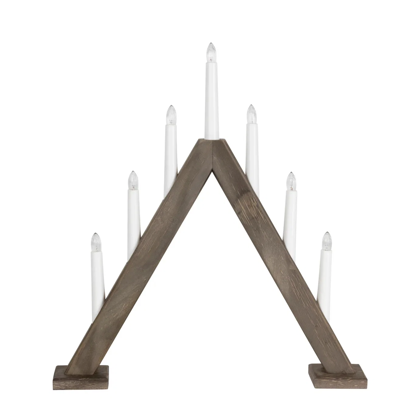 Adventstick 7 arm Wood