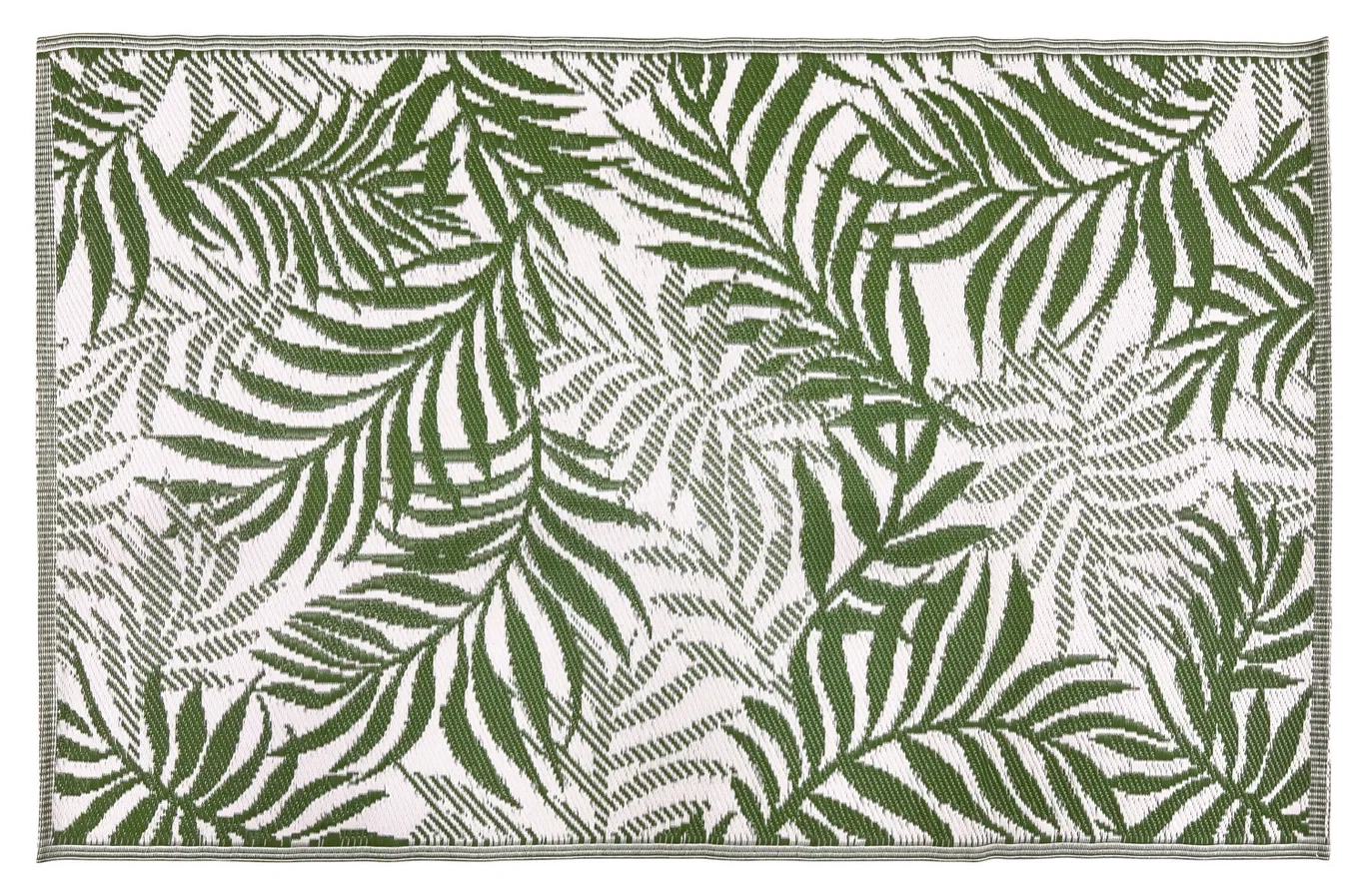 Outdoor PP carpet 180x120cm Green Leaves