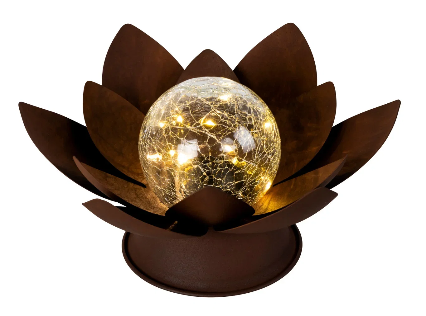Solcellelampe Lotus