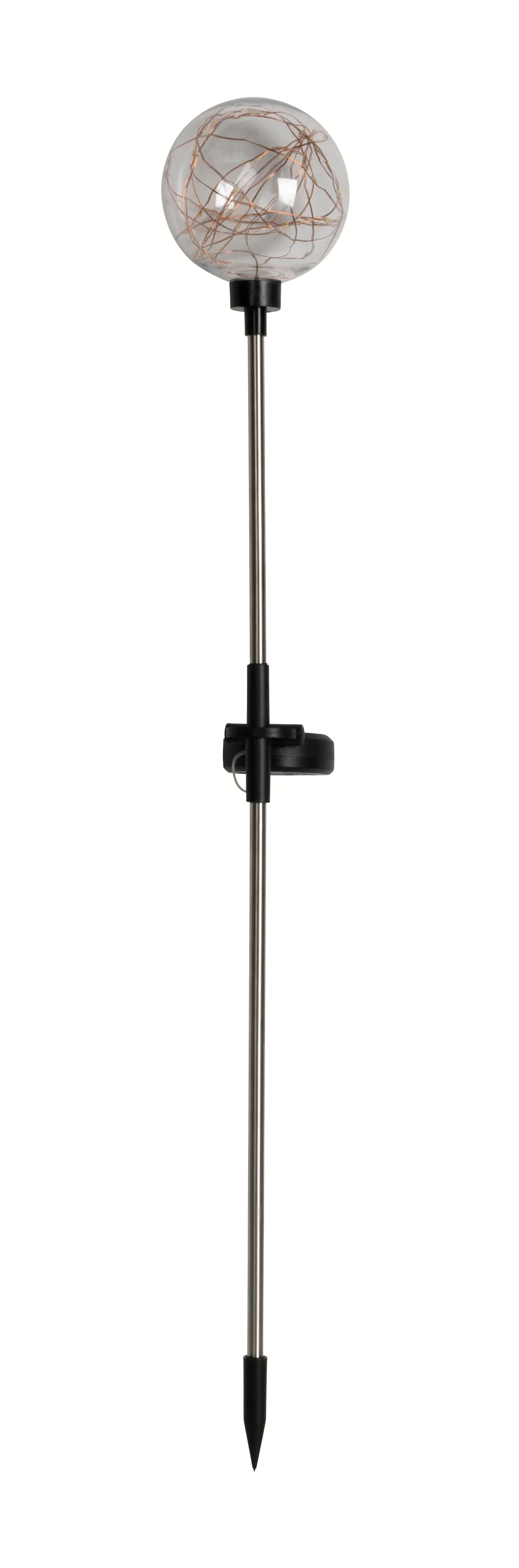 Solcellelampe Kule på spyd