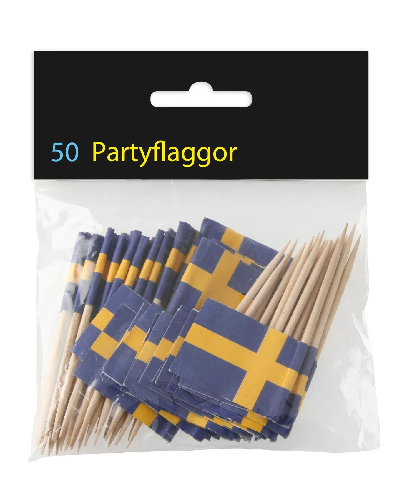 Cocktail sticks Swedish flag