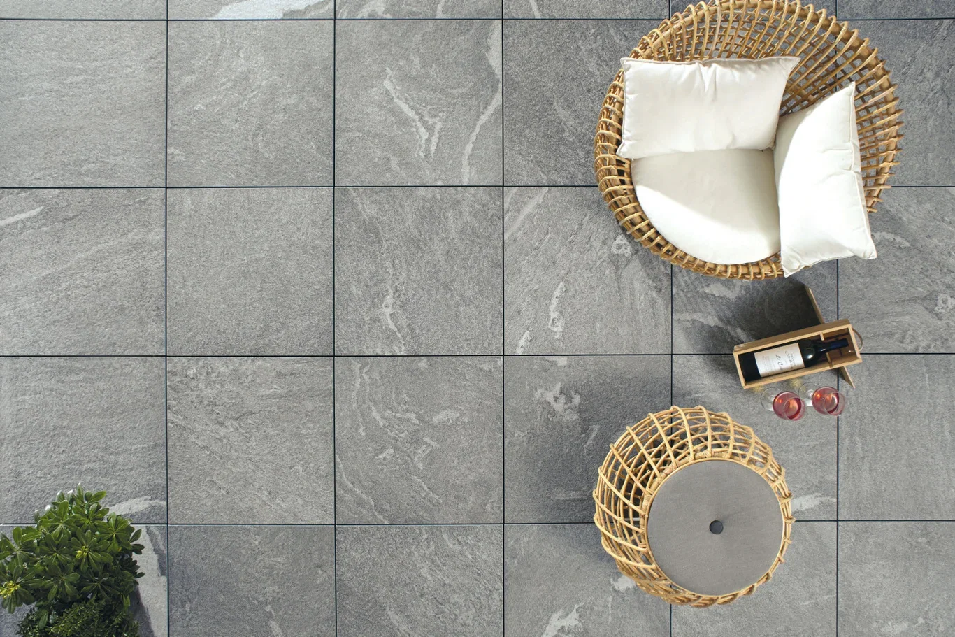 Steppingstone Square Grey 60x60x2cm