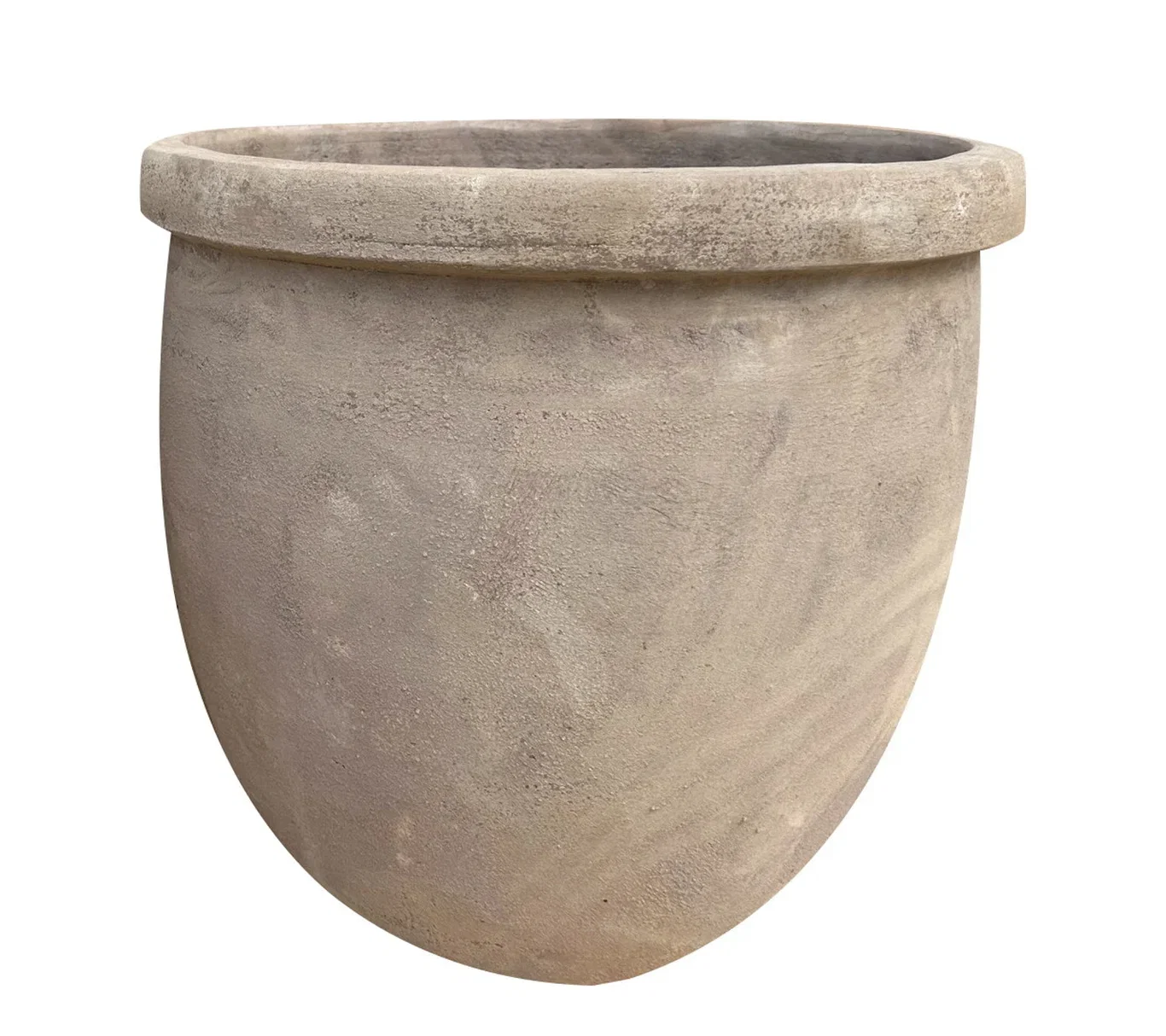 Cory terracotta high pot D50 beige