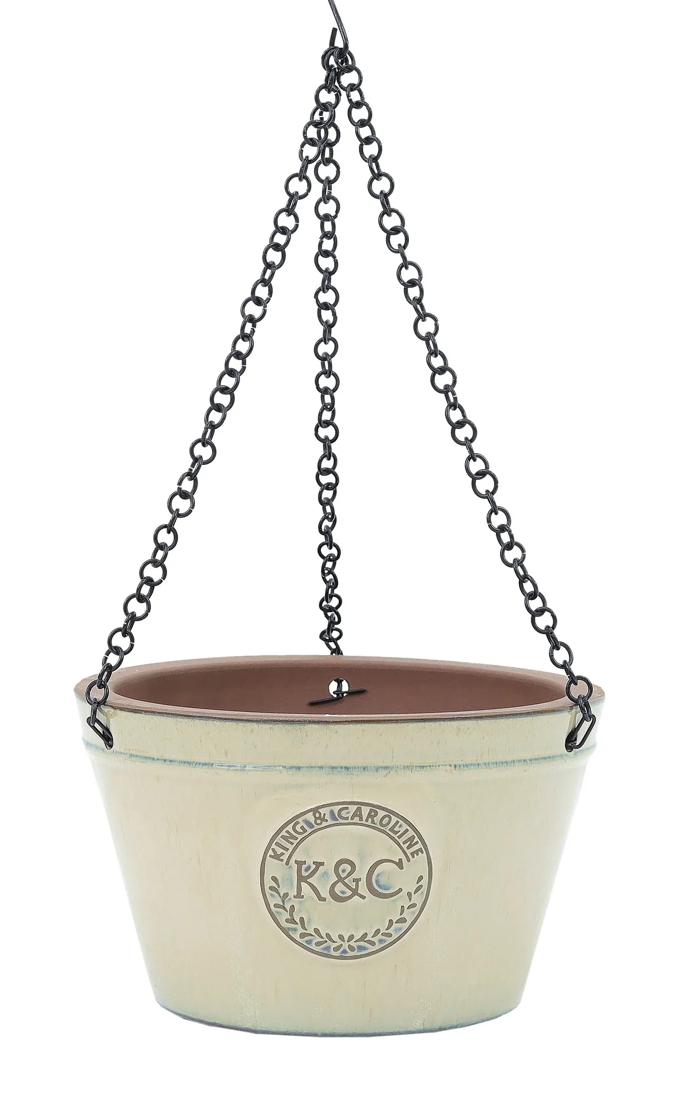 K&C ceramic hanging pot D27 sand