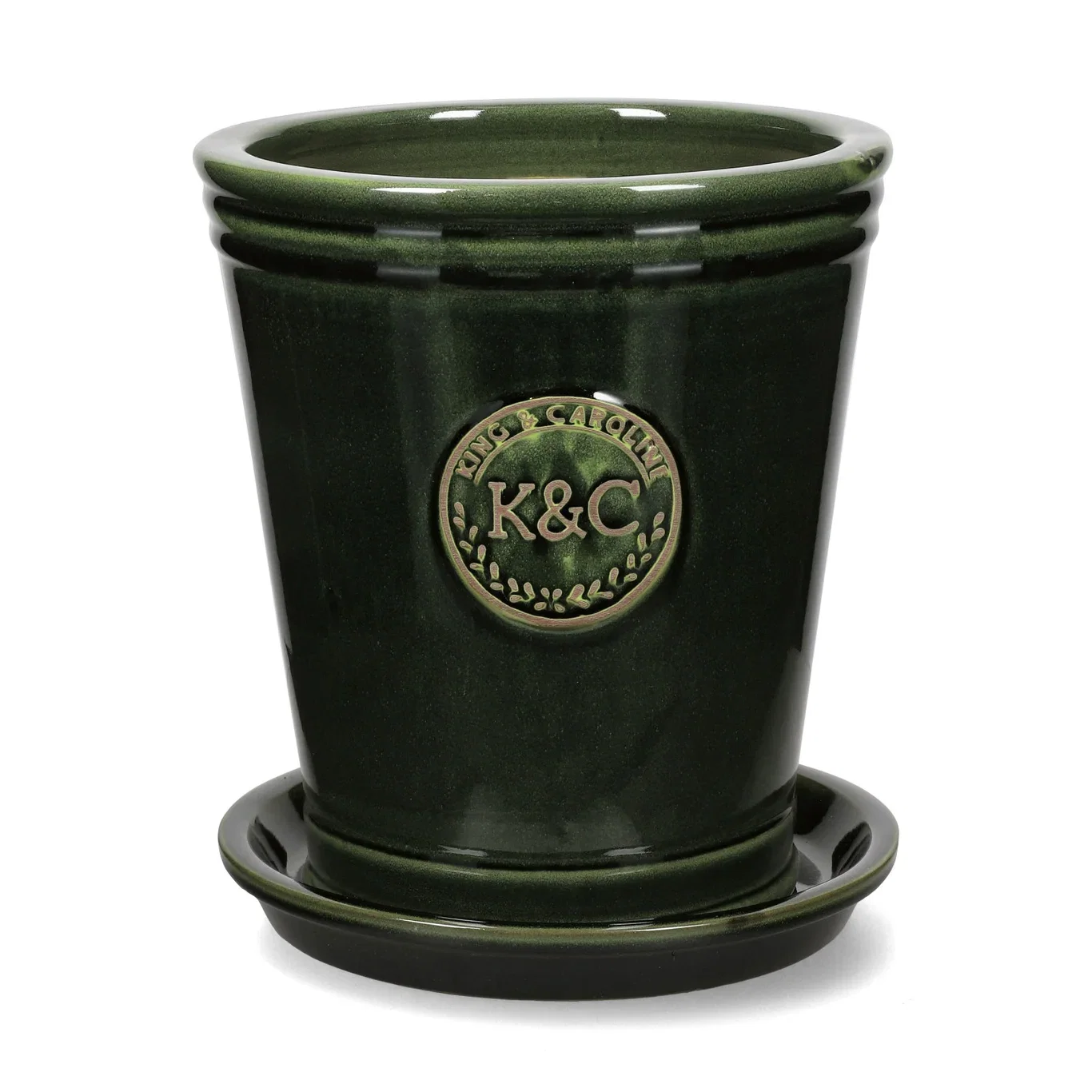 K&C ceramic pot D29 green