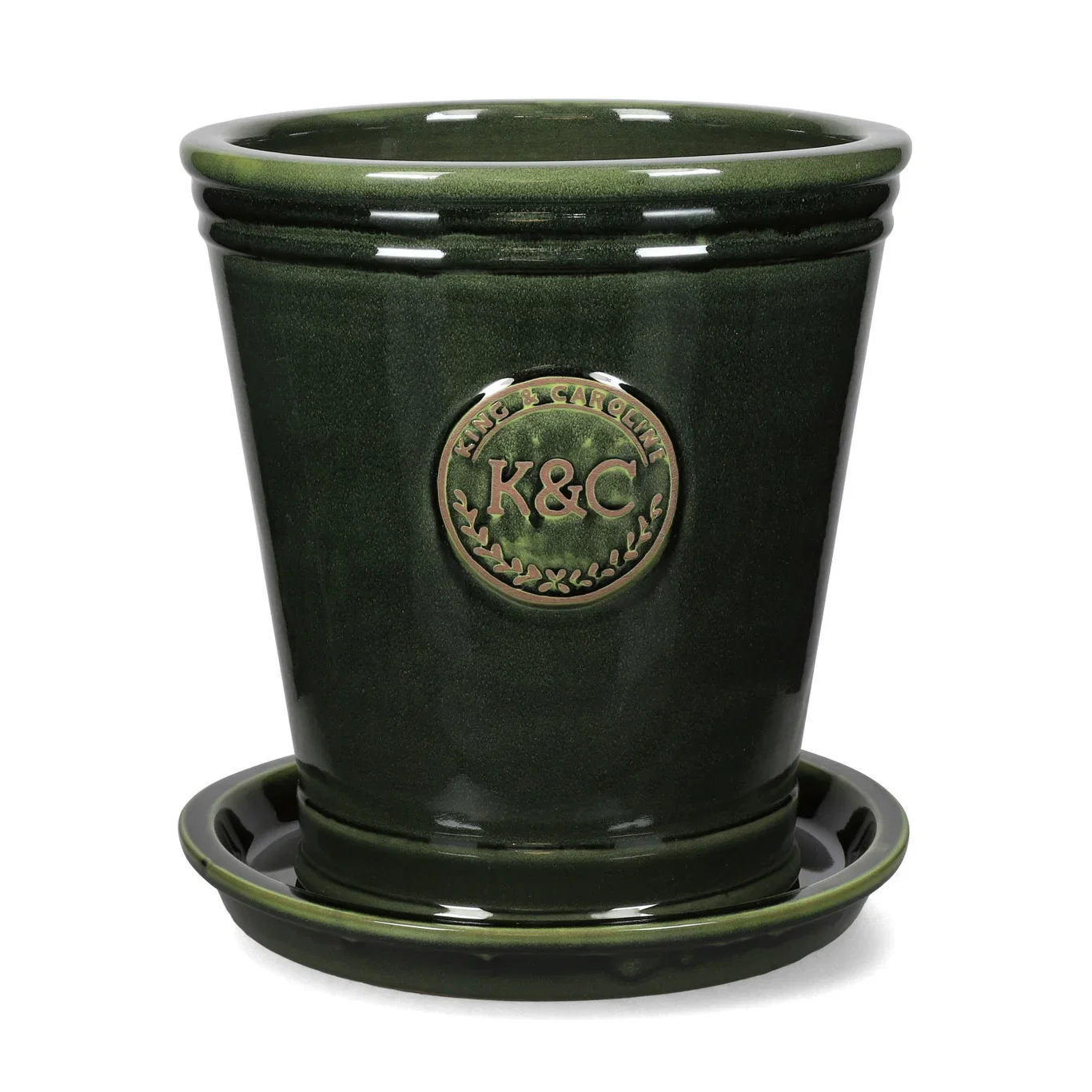 K&C ceramic pot D36 green
