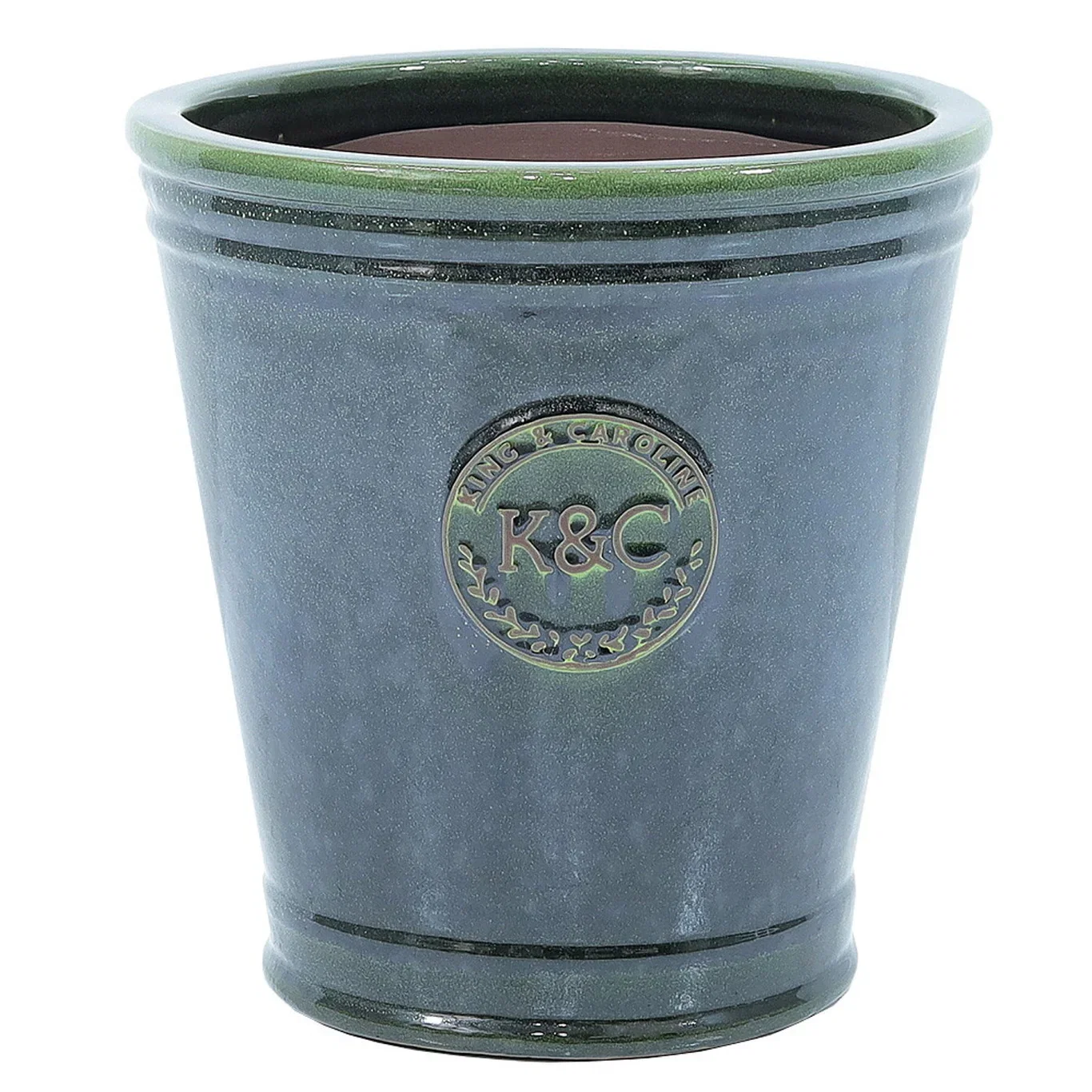 K&C ceramic pot D44 green