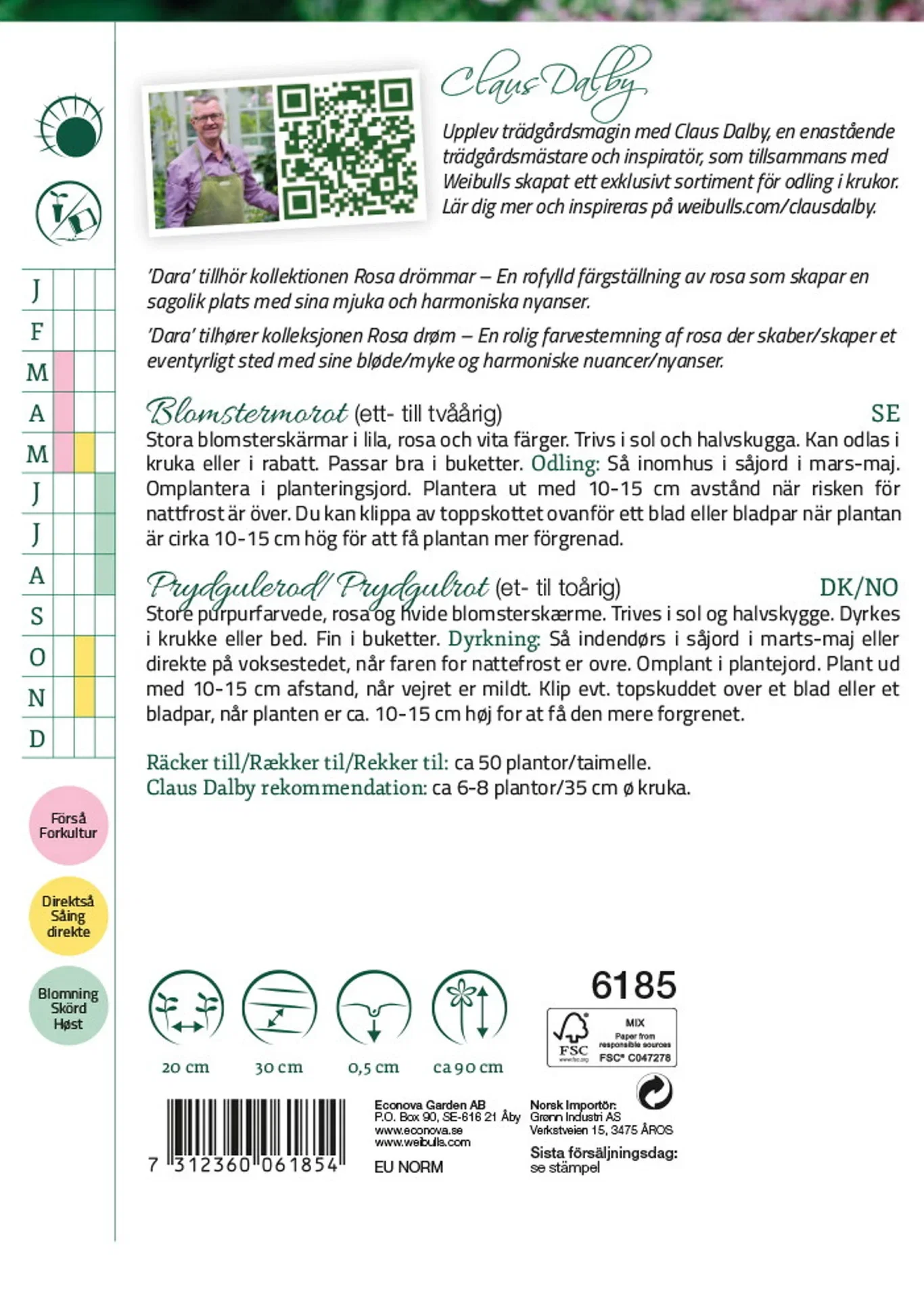Blomstergulrot 'Dara'