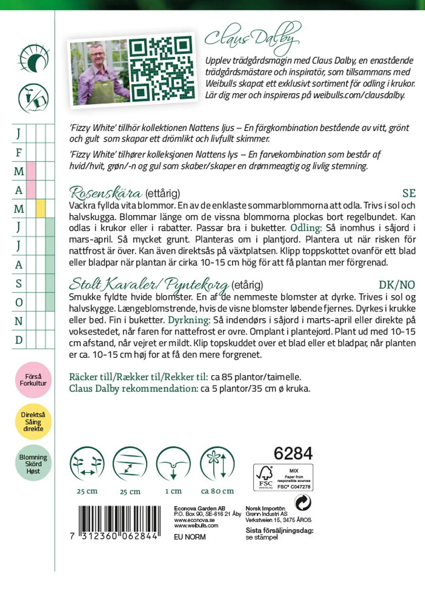 Rosenkrans 'Fizzy White'
