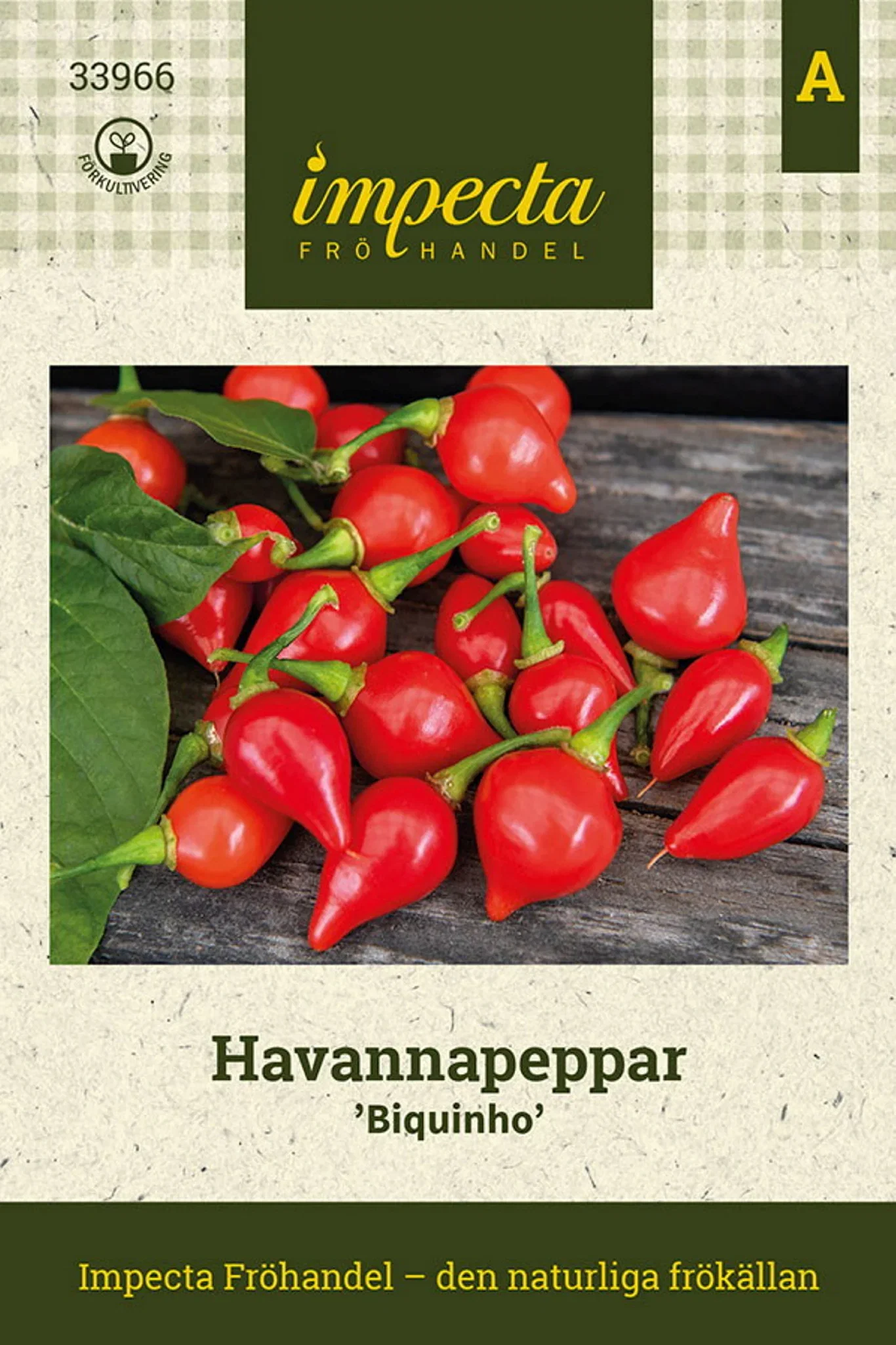 Havannapeppar 'Biquinho'