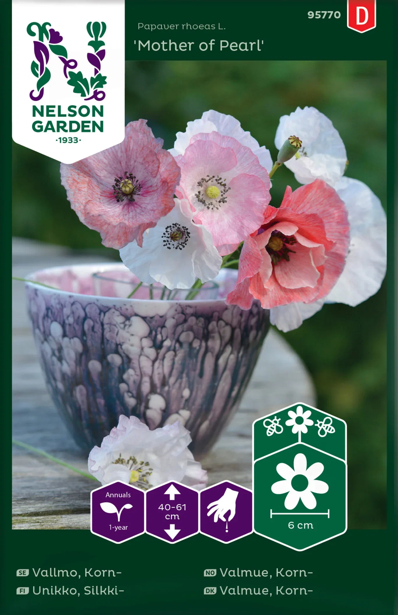 Vallmo, Korn-, Mother of Pearl