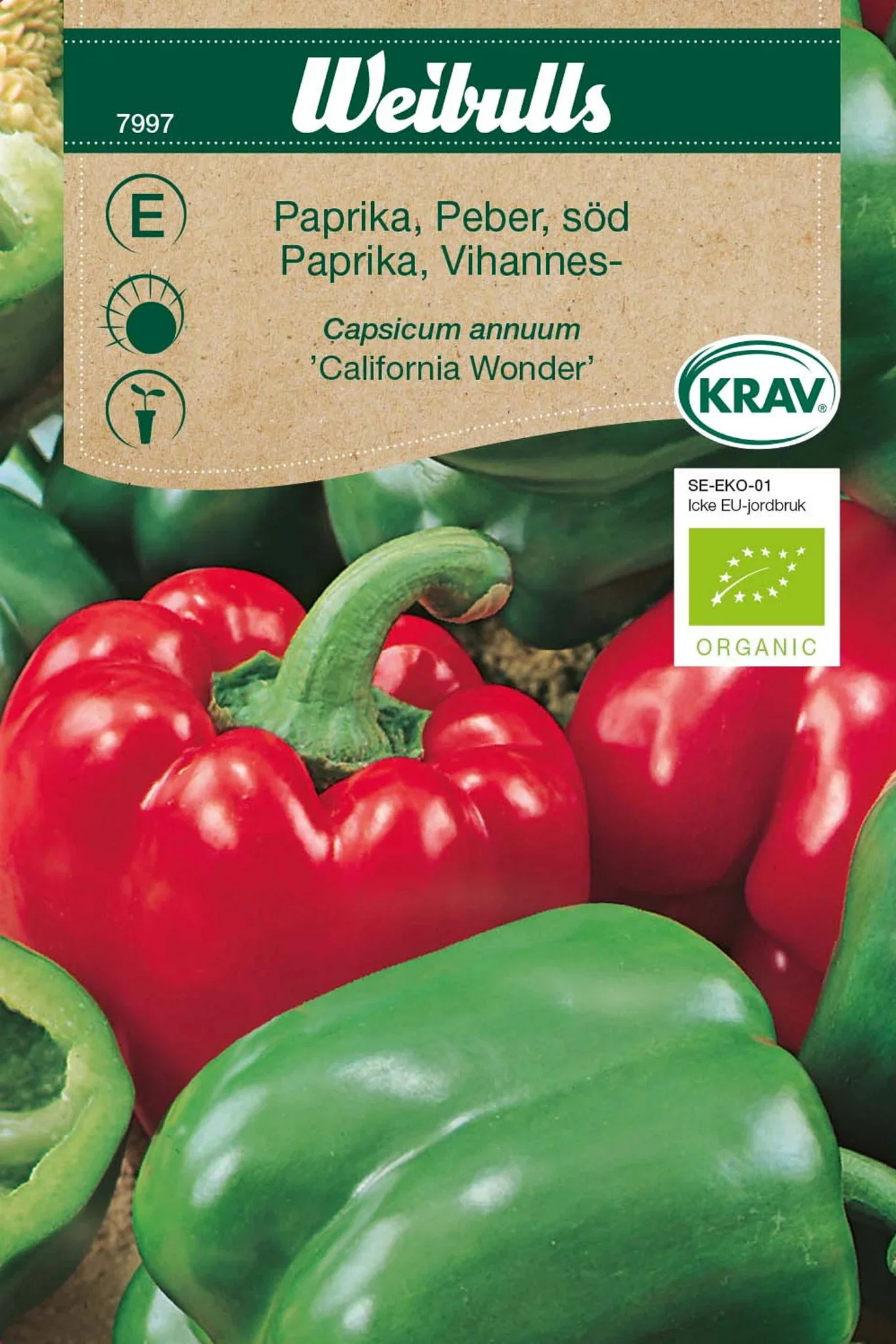 Paprika KRAV California Wonder
