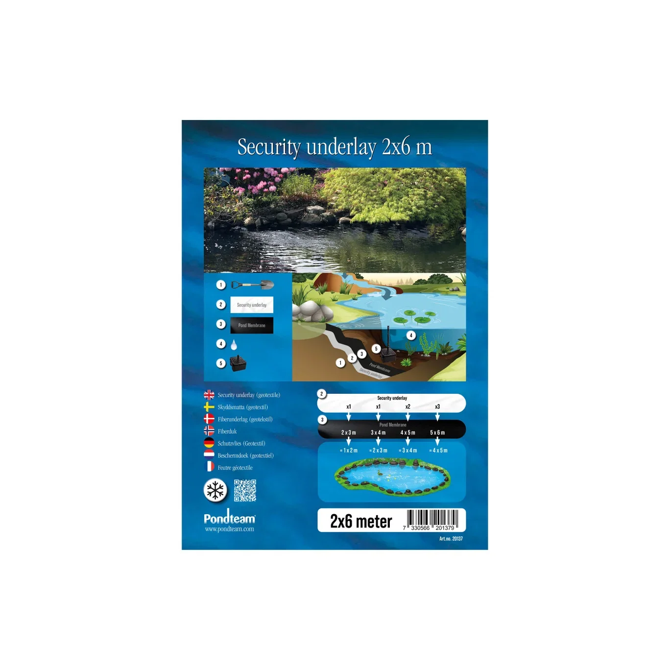 Beskyttelsesmatte for damduk