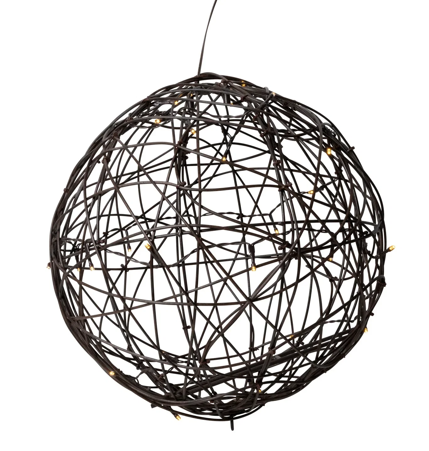 Ball Rattan D35cm 30LED