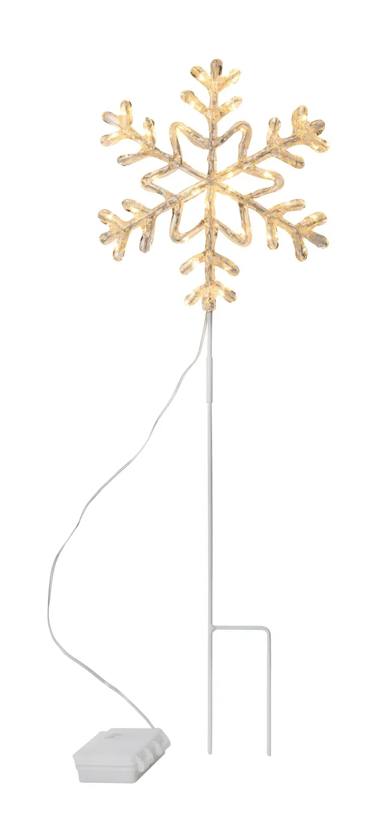 Snøkrystall på Pinne