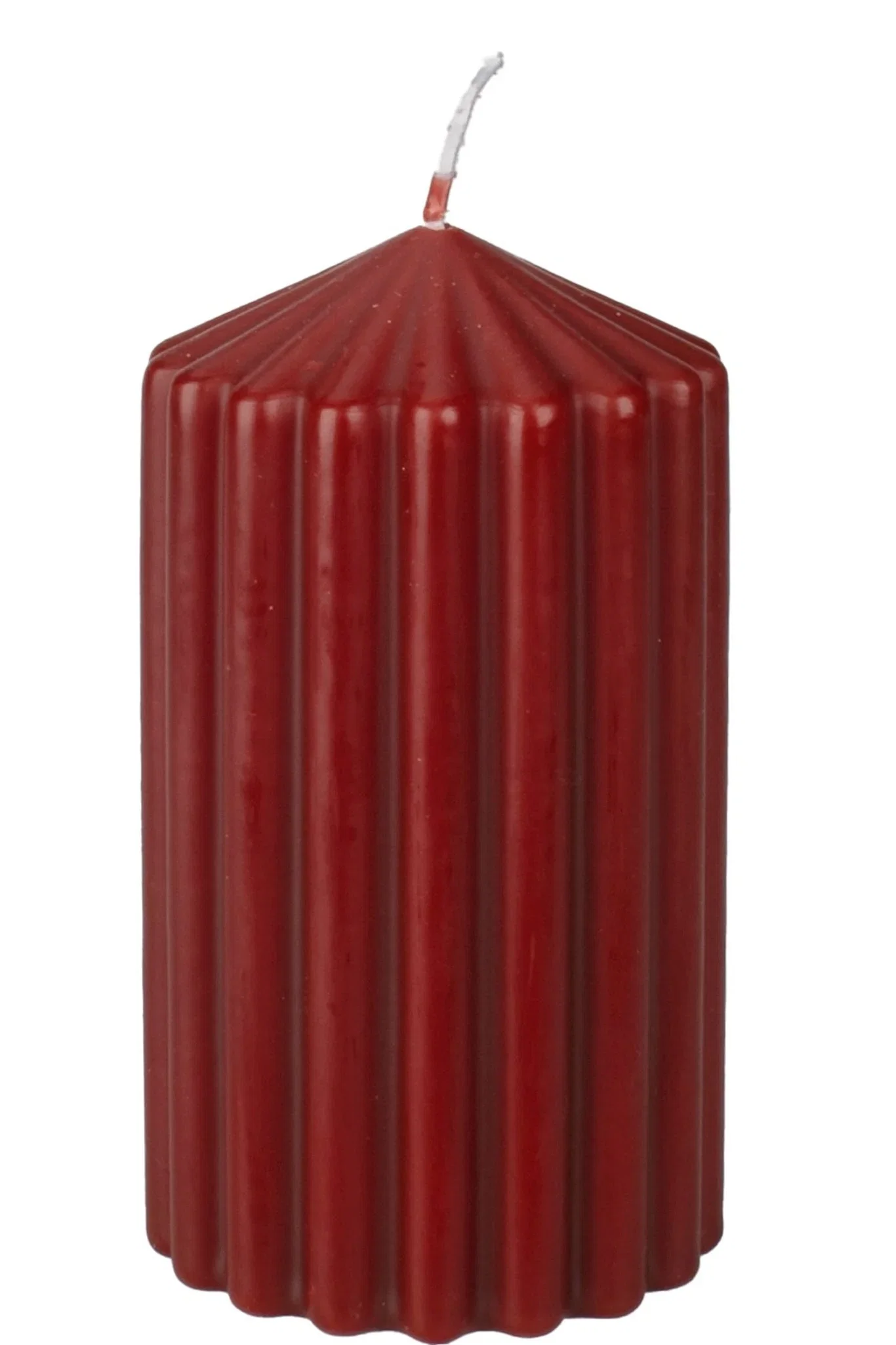 Pillar candle Groove