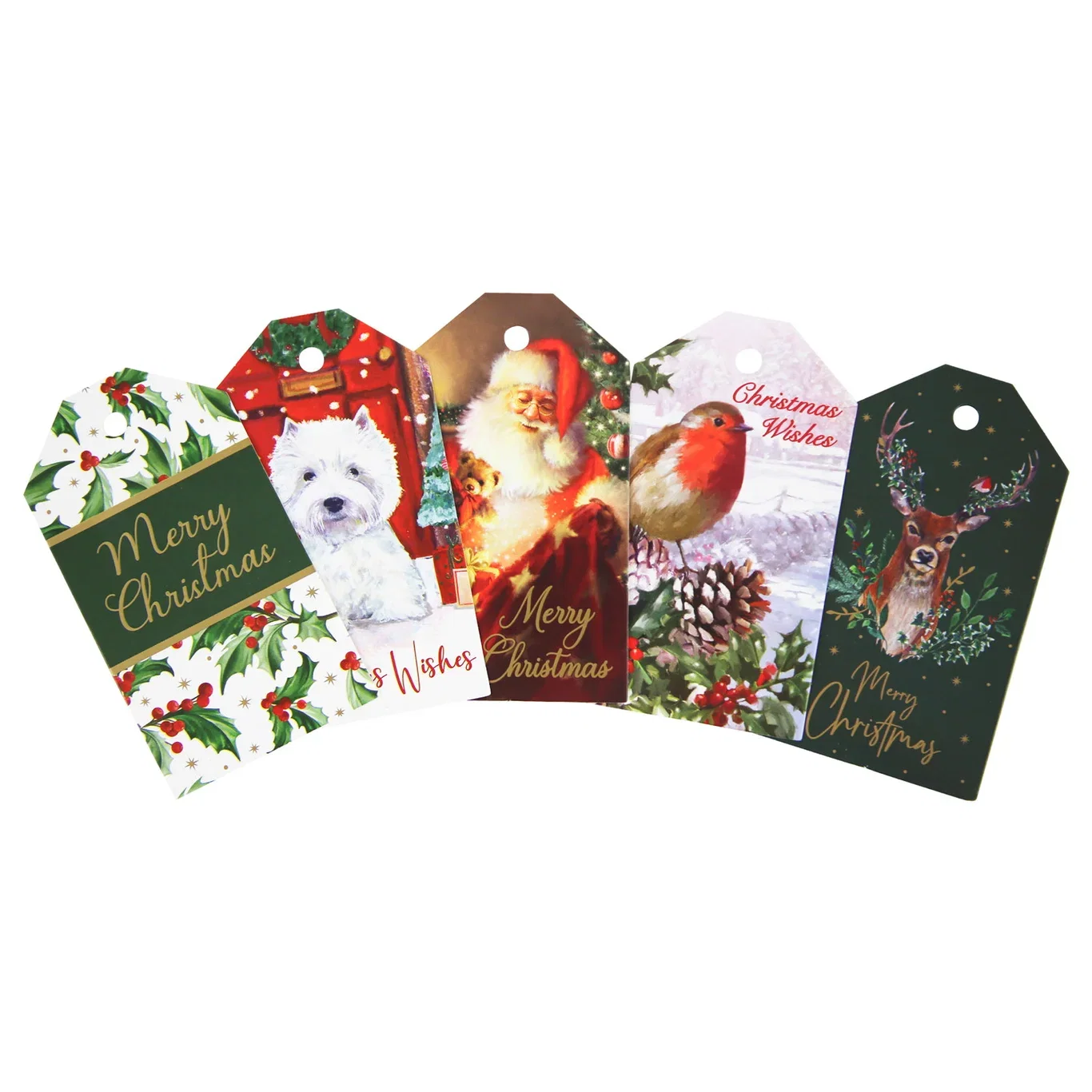 Julegavelapper hengende