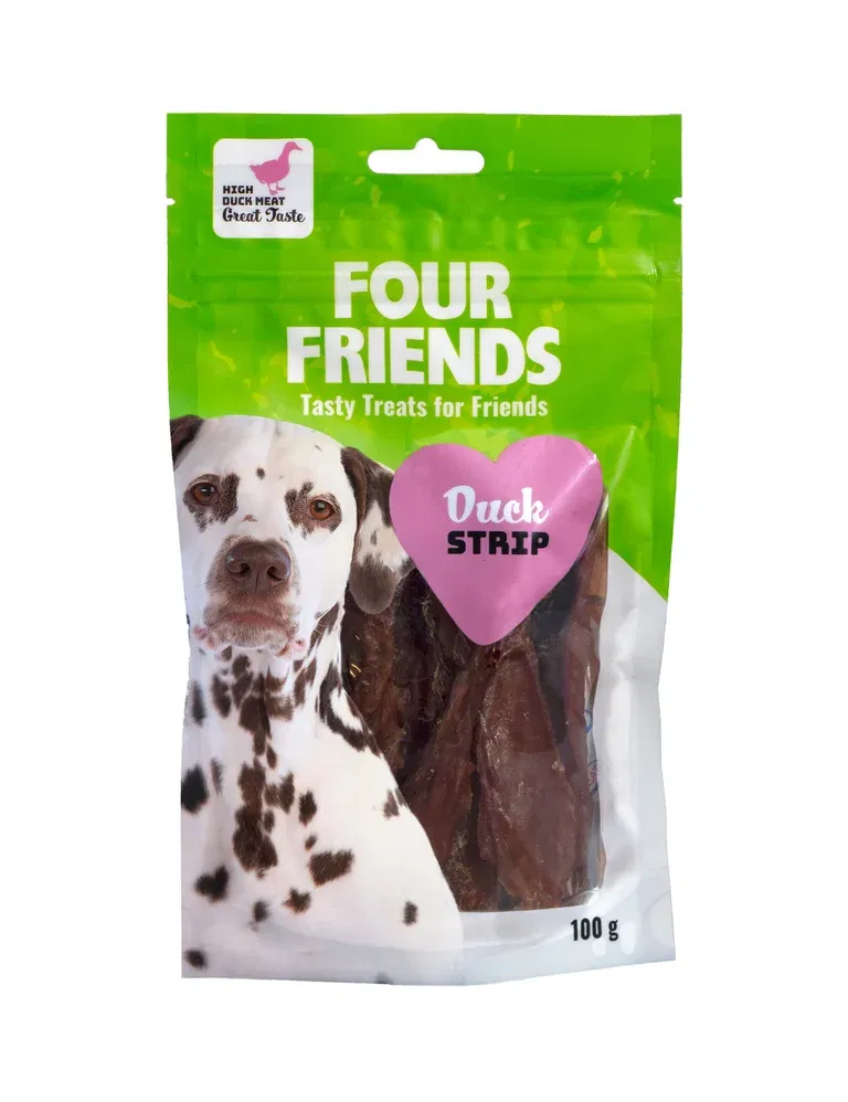 Hundegodteri Strip and FourFriends