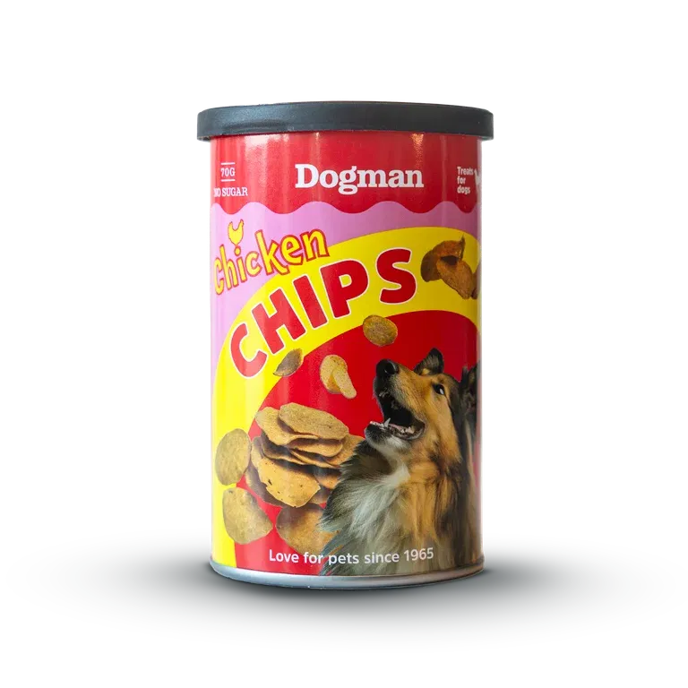 Dogman Chips med kylling