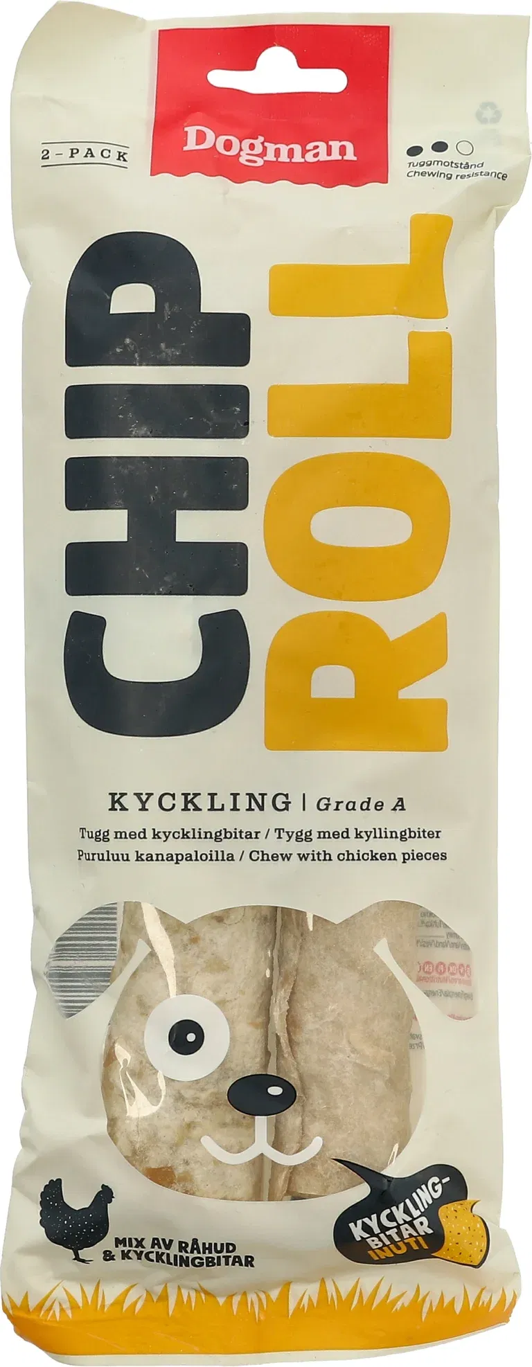 Dogman Chicken chip rolls M