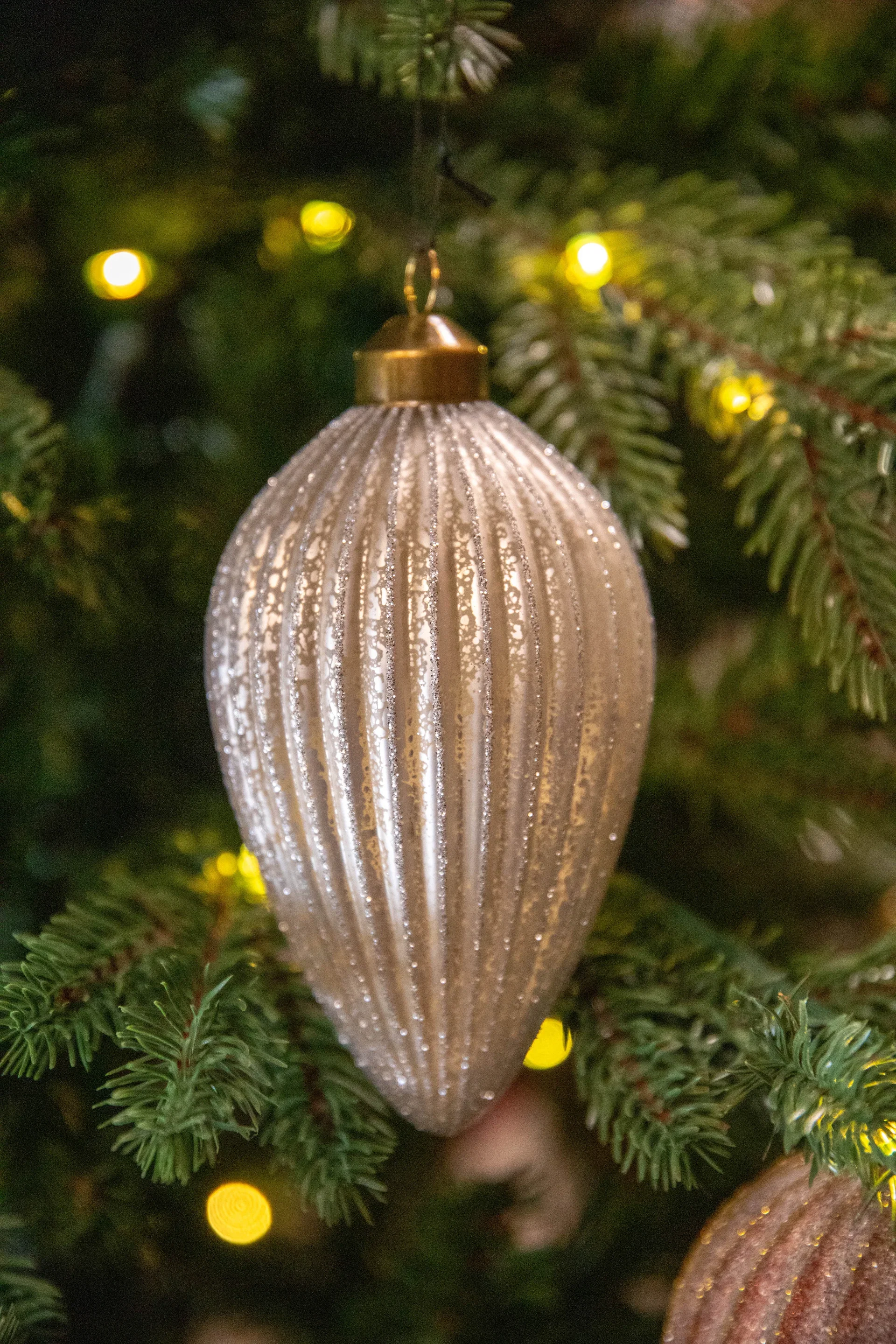 Dråpeformet julekule Twinkle