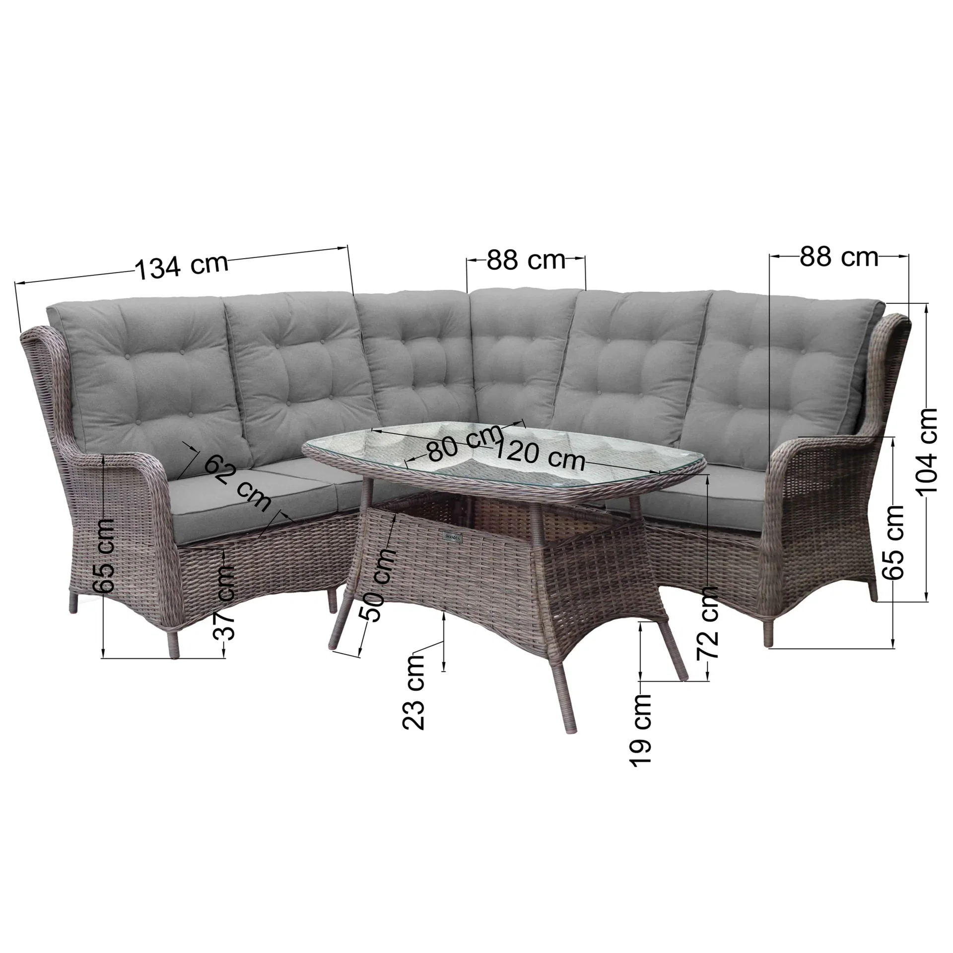 Corner Sofa Set Saltnes