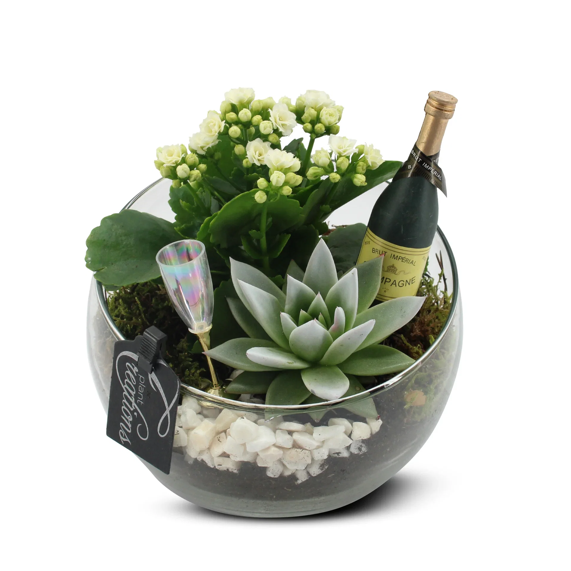 Nyttår desember i glassbolle