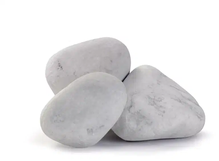 Dekorstein Pebble Bianco Carrara 100-150mm NET