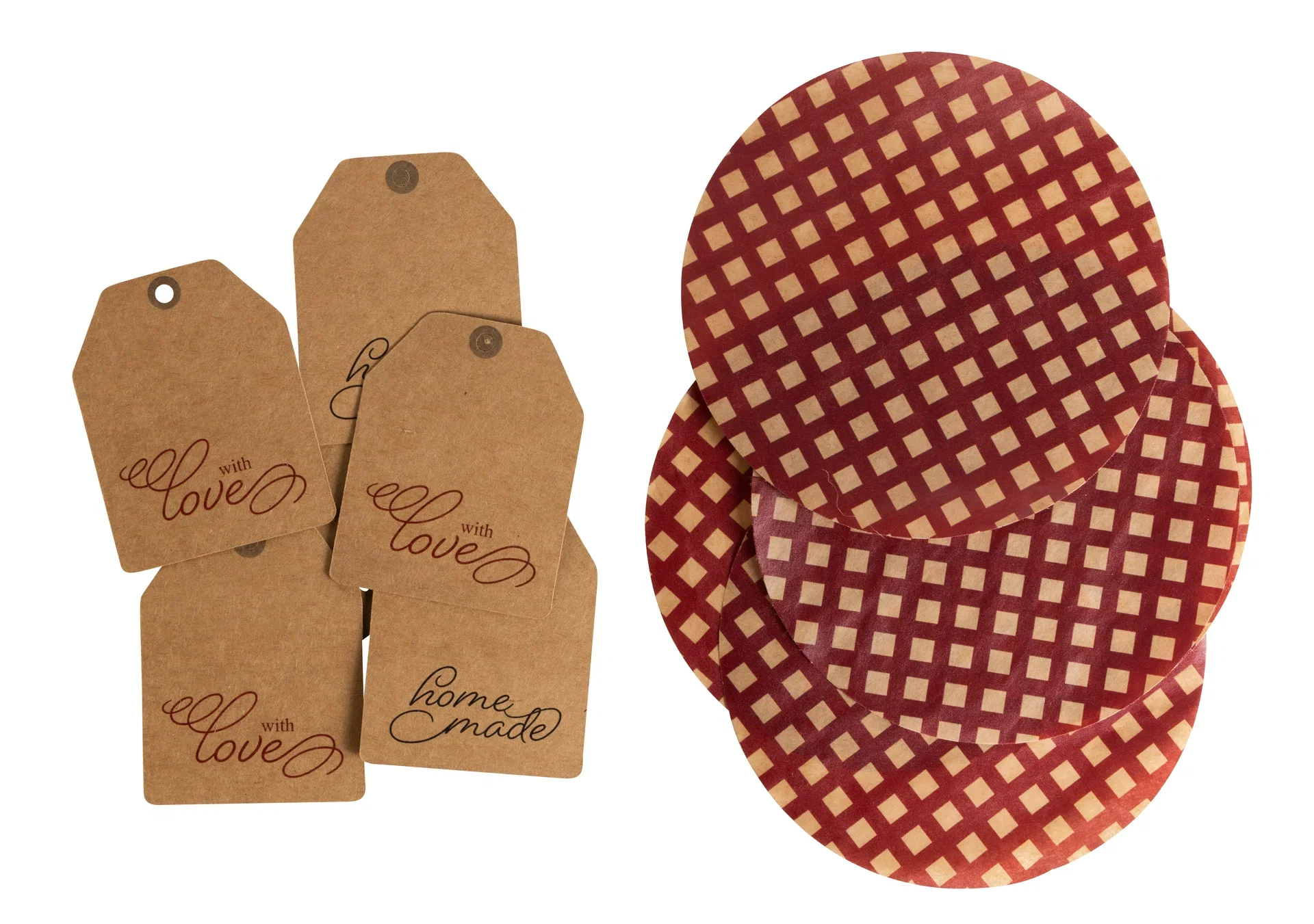 Merkelapper og Pakningspapir