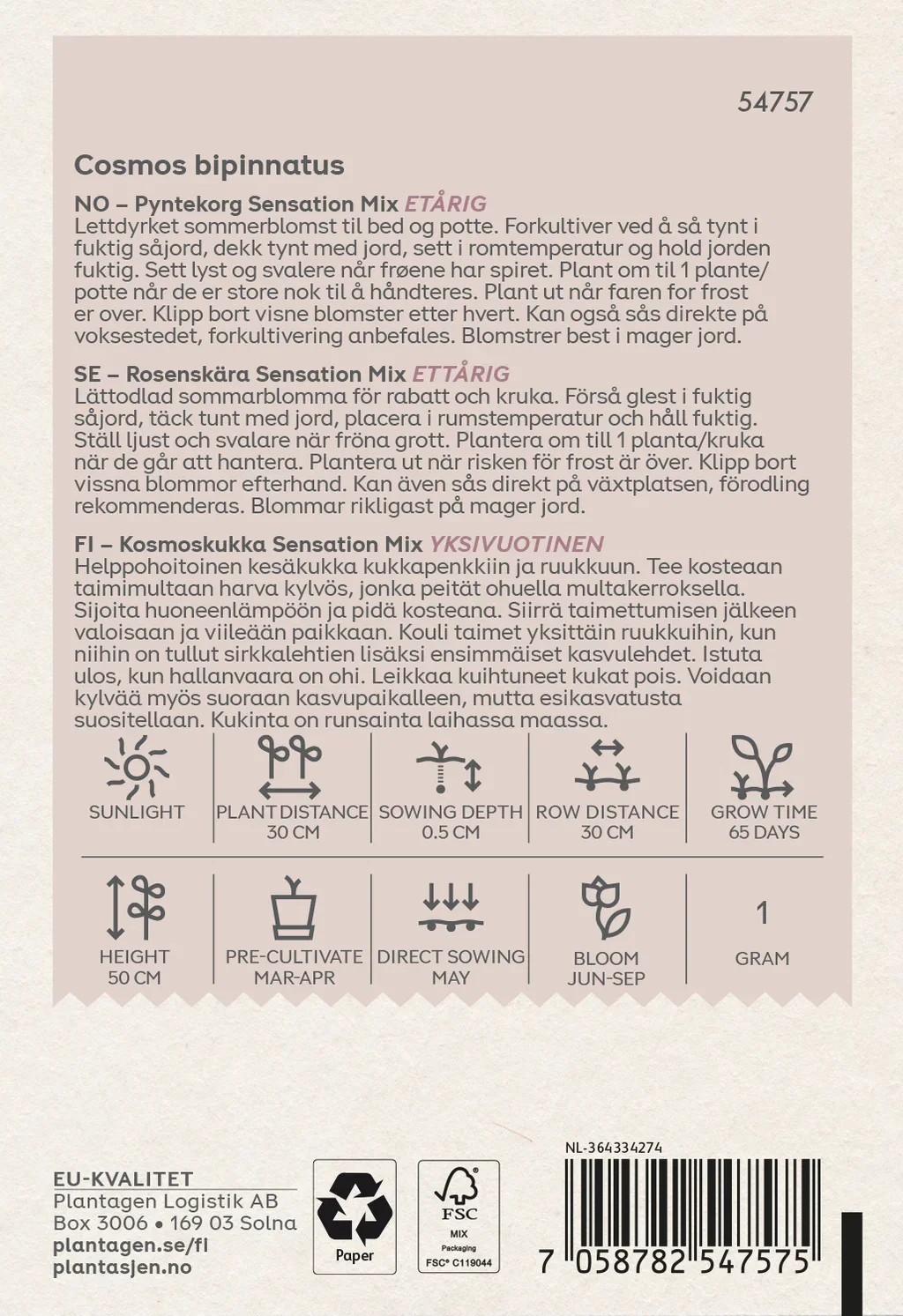 Pyntekorg 'Sensation Mix'