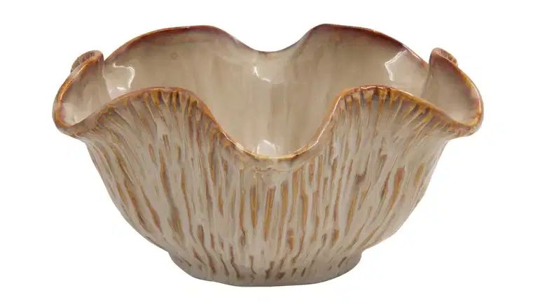 Floral Bowl Ceramic D24,4x11,5cm