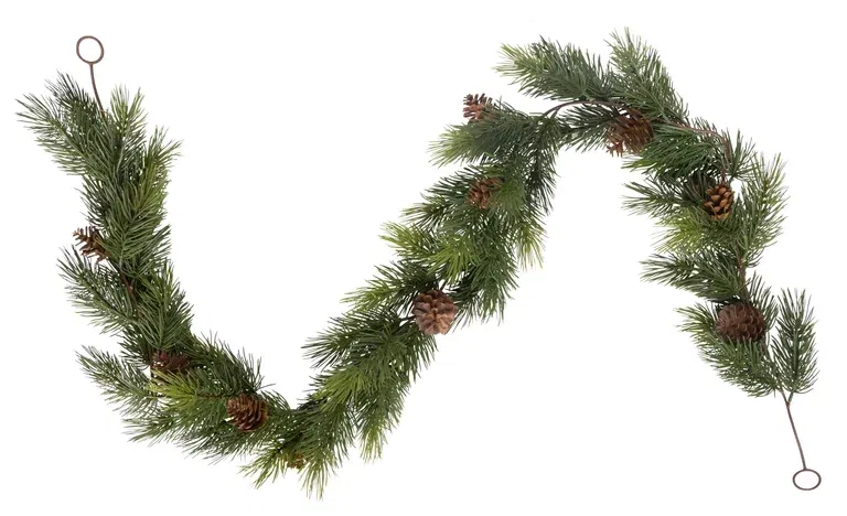 Girlander furu med kongler, kunstig