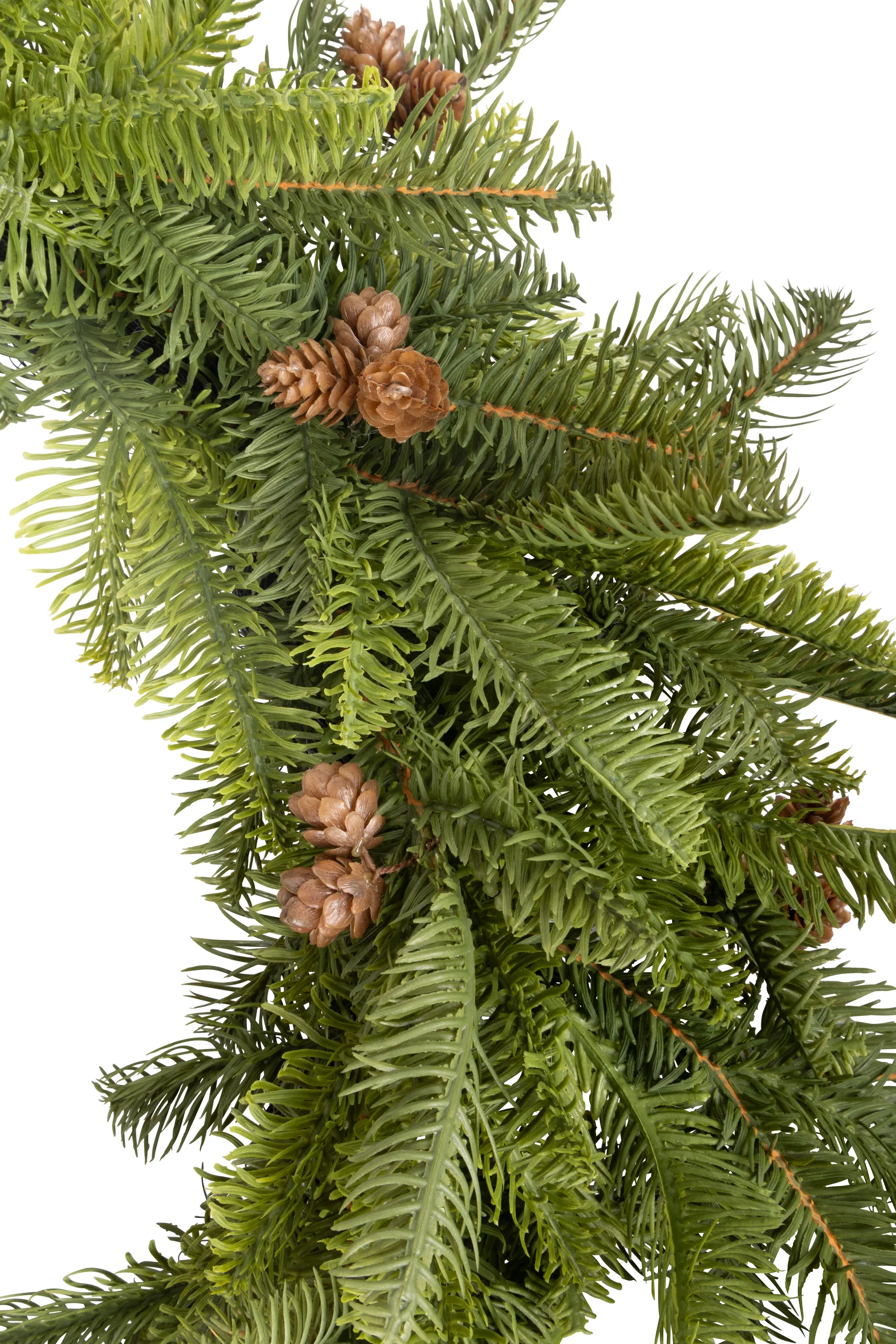 Grankrans med kongler, kunstig