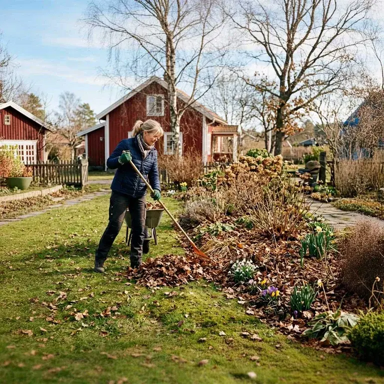 Våropprydding i hagen