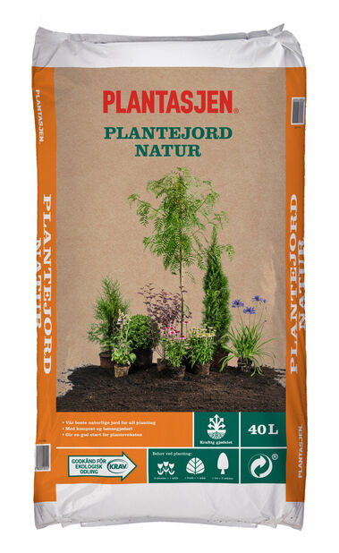 Plantejord Natur 40 L | Plantasjen